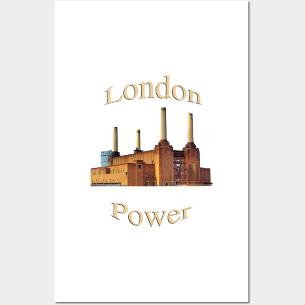 London Battersea Power Station Wall Art by Mark Richards